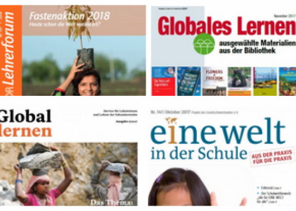 Lehrer*innen Zeitschriften zum Globalen Lernen