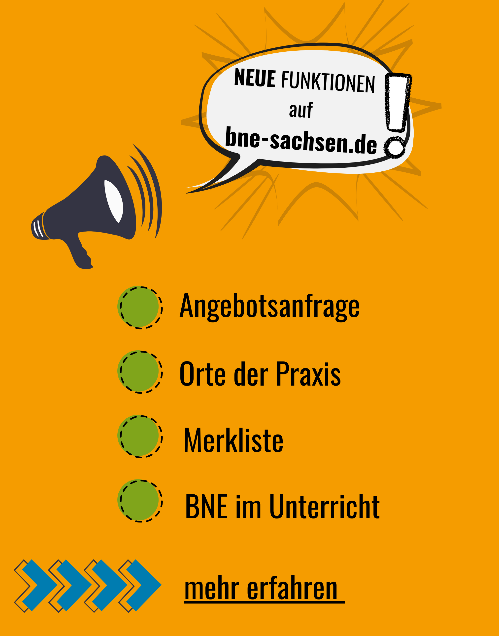neue Funktionen für mehr Interaktion auf dem BNE-Portal!
