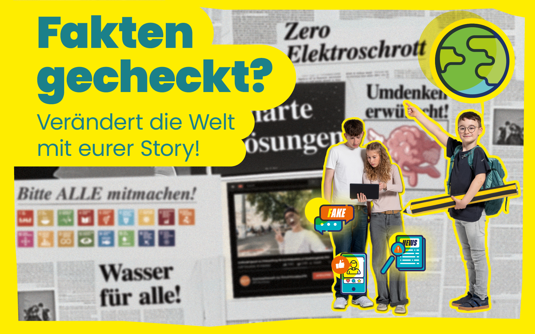 Jetzt mitmachen beim Schulwettbewerb zur Entwicklungspolitik!